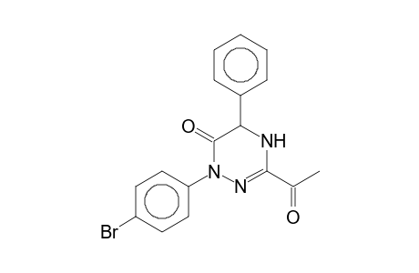 3-Acetyl-1-(4-bromophenyl)-5-phenyl-4,5-dihydro-1H-[1,2,4]triazin-6-one