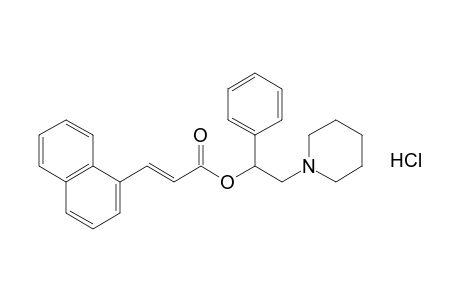 trans-1-naphthaleneacrylic acid, ester with alpha-phenyl-4-piperidineethanol, hydrochloride