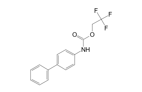 p-phenylcarbanilic acid, 2,2,2-trifluoroethyl ester