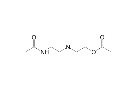 N-{2-[(2-hydroxyethyl)methylamino]ethyl}acetamide, acetate (ester)