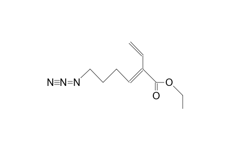 3-Carbethoxy-7-azido-hepta-1,3(E)-diene