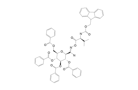 O-[(1S)-N-[[(9H-FLUOREN-9-YL)-METHOXY]-CARBONYL]-VALINOYL]-C-(2,3,4,6-TETRA-O-BENZOYL-BETA-D-GLUCOPYRANOSYL)-FORMAMIDOXIME