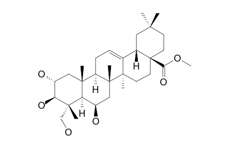 METHYL-TERMINOLATE;METHYL-2-ALPHA,3-BETA,6-BETA,23-TETRAHYDROXY-OLEAN-12-EN-28-OATE