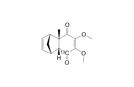 (8-C-13)-(1-ALPHA,4-ALPHA,4-ALPHA/BETA,8-ALPHA/BETA)-1,4,4A,8A-TETRAHYDRO-6,7-DIMETHOXY-4A-METHYL-1,4-METHANONAPHTHALENE-5,8-DIONE