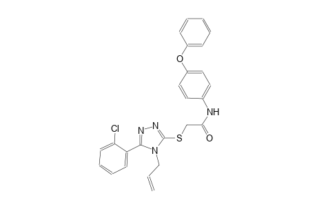 2-{[4-allyl-5-(2-chlorophenyl)-4H-1,2,4-triazol-3-yl]sulfanyl}-N-(4-phenoxyphenyl)acetamide