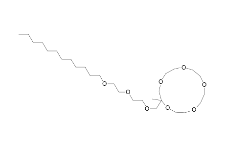 2-[[2-[2-(dodecyloxy)ethoxy]ethoxy]methyl]-2-methyl-15-crown-5