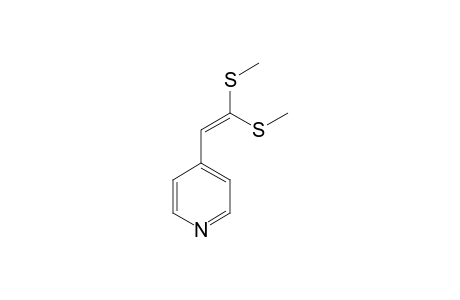 1-(4-pyridine)-2,2-di(methylthio)ethene