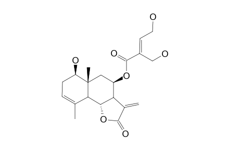 (1R,5S,6S,7R,8R,10R)-1-HYDROXY-8-(4',5'-DIHYDROXYTIGLOYLOXY)-3,11(13)-EUDESMADIEN-6,12-OLIDE