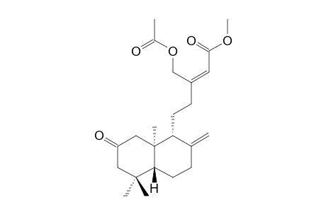 16-ACETOXY-2-OXO-ENT-LABDA-8(17),13Z-DIEN-15-OIC-ACID-METHYLESTER