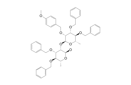 (3,4-DI-O-BENZYL-2-O-PARA-METHOXYBENZYL-ALPHA-L-RHAMNOPYRANOSYL)-(1->2)-3,4-DI-O-BENZYL-ALPHA-L-RHAMNOPYRANOSE