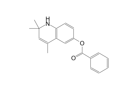 6-quinolinol, 1,2-dihydro-2,2,4-trimethyl-, benzoate (ester)