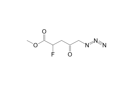 METHYL 5-AZIDO-2-FLUORO-4-OXOPENTANOATE