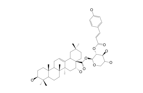 28-O-[(2-COUMAROYLOXY)-XYLOPYRANOSYL]-ECHINOCYSTIC-ACID-ESTER