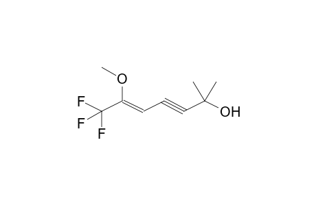 7,7,7-TRIFLUORO-6-METHOXY-2-METHYL-5-HEPTEN-3-YN-2-OL