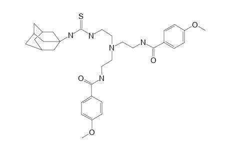 N,N'-[[[(2-TRICYCLO-[3.3.1.1(3,7)]-DEC-1-YLTHIOUREIDO)-ETHYL]-IMINO]-DI-2,1-ETHANEDIYL]-BIS-(4-METHOXYBENZAMIDE)