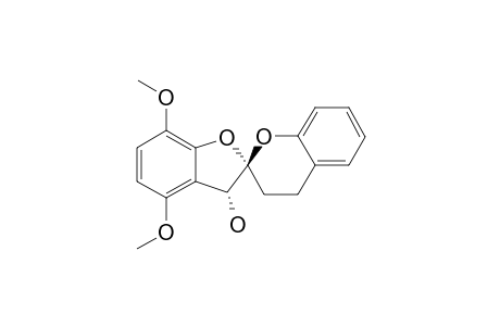 TRANS-4,7-DIMETHOXY-3',4'-DIHYDRO-3H-SPIRO-[1-BENZOFURAN-2,2'-CHROMEN]-3-OL