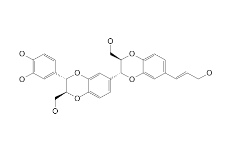 ISOAMERICANOL-B1;REL-(7''E)-(7-ALPHA,8-BETA,7'-ALPHA,8'-BETA)-3,4,9,9',9''-PENTAHYDROXY-3',7:3'',7'-DIEPOXY-8,4':8',4''-BIS-OXYSESQUINEOLIGN-7''-ENE