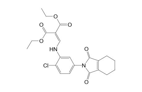 Propanedioic acid, [[[2-chloro-5-(1,3,4,5,6,7-hexahydro-1,3-dioxo-2H-isoindol-2-yl)phenyl]amino]methylene]-, diethyl ester