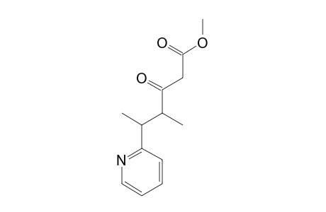 METHYL-4-METHYL-3-OXO-5-(2-PYRIDYL)-HEXANOATE