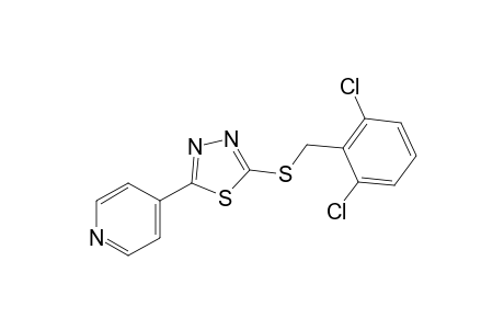 2-[(2,6-dichlorobenzyl)thio]-5-(4-pyridyl)-1,3,4-thiadiazole