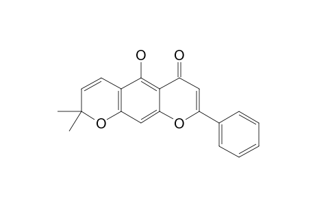 5-HYDROXY-6,6-DIMETHYL-PYRANYL-[6,7-A]-FLAVONE