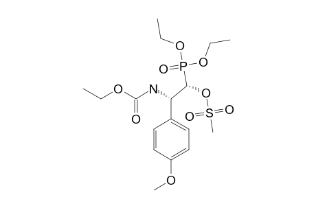 (S)-(1-R*,2-R*)-DIETHYL-[1-METHANESULFONYLOXY-2-(PARA-METHOXYPHENYL)-2-(O-ETHYLCARBAMYL)-ETHYL]-PHOSPHONATE