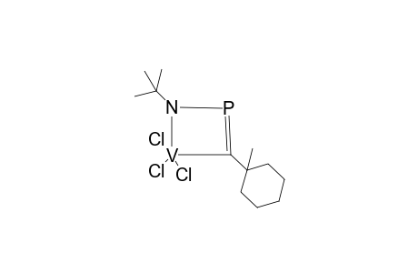 1-tert-Butyl-4,4,4-trichloro-3-(1-methylcyclohexyl)-1,2,4-azaphosphavanada(v)cyclobut-2-ene