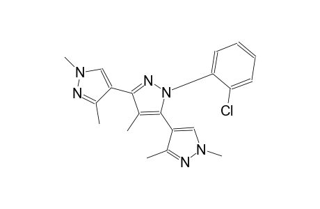 1'-(2-chlorophenyl)-1,1'',3,3'',4'-pentamethyl-1H,1'H,1''H-4,3':5',4''-terpyrazole