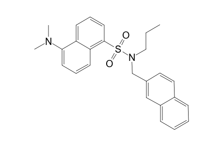 N-(2-Naphthalenemethyl)-5-dimethylaminonaphthalene-N-propyl-1-sulfonamide