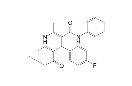 3-quinolinecarboxamide, 4-(4-fluorophenyl)-1,4,5,6,7,8-hexahydro-2,7,7-trimethyl-5-oxo-N-phenyl-