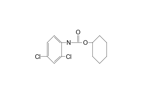 2,4-dichlorocarbanilic acid, cyclohexyl ester