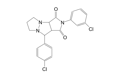 2-(3-chlorophenyl)-9-(4-chlorophenyl)tetrahydro-5H-pyrazolo[1,2-a]pyrrolo[3,4-c]pyrazole-1,3(2H,3aH)-dione