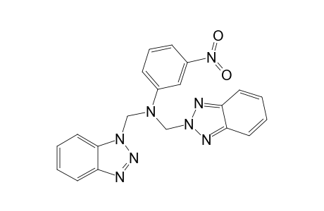 N-(BENZOTRIAZOL-1-YL-METHYL)-N-(BENZOTRIAZOL-2-YL-METHYL)-3-NITRO-ANILINE