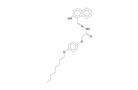 N'-[(Z)-(2-Hydroxy-1-naphthyl)methylidene]-2-[4-(octyloxy)phenoxy]acetohydrazide