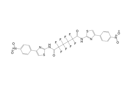 2,2,3,3,4,4,5,5-octafluoro-N~1~,N~6~-bis[4-(4-nitrophenyl)-1,3-thiazol-2-yl]hexanediamide