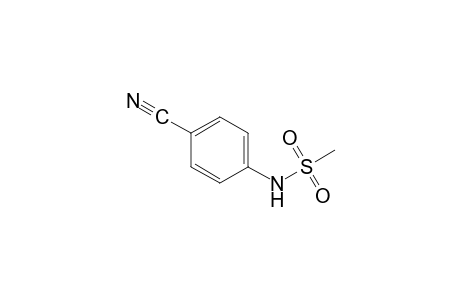 4-(Methylsulfonylamino)benzonitrile