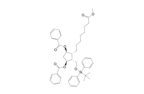 (1S,2R,3R,4R)-1,4-BIS-O-(BENZOYL)-2-(TERT.-BUTYLDIPHENYLSILYLOXYMETHYL)-3-(METHOXYCARBONYLHEPYL)-CYCLOPENTANE-1,4-DIOL