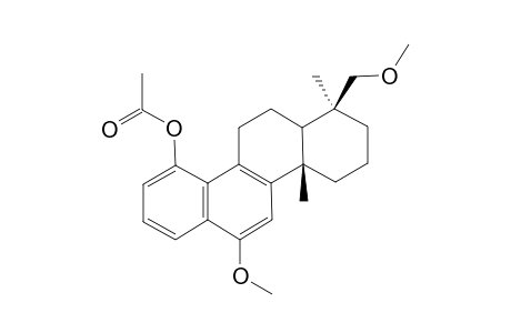 25;[6AR-(1-ALPHA,4-ALPHA,6A-BETA,10A-ALPHA)]-12-METHOXY-7-METHOXYMETHYL-7,10A-DIMETHYL-5,6,6A,7,8,9,10,10A-OCTAHYDROCHRISENE-4-YL-ACETATE