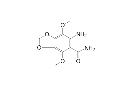 1,3-benzodioxole-5-carboxamide, 6-amino-4,7-dimethoxy-