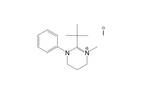 1-PHENYL-2-TERT.-BUTYL-3-METHYL-1,4,5,6-TETRAHYDROPYRIMIDINIUM-IODIDE