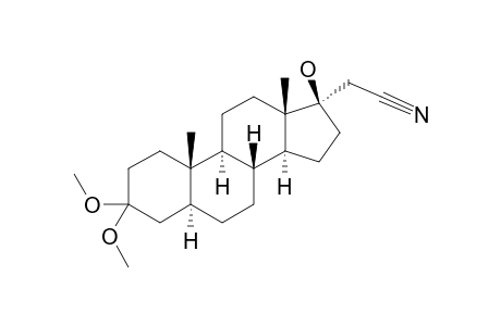 17-ALPHA-CYANOMETHYL-3,3-(DIMETHOXY)-5-ALPHA-ANDROSTAN-17-BETA-OL