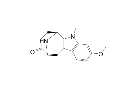 (-)-(6S,10S)-5,6,7,8,10,11-Hexahydro-3-methoxy-5-methyl-6,10-imino-9H-cycloocta[b]indol-9-one