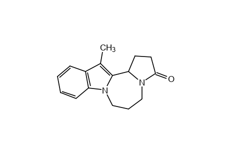 13-methyl-1,5,6,7-tetrahydropyrrolo[1',2':1,2][1,4]diazepino[1,2-a]indol-3(2H)-one