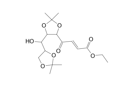 D-manno-Non-2-en-4-ulosonic acid, 2,3-dideoxy-5,6:8,9-bis-O-(1-methylethylidene)-, ethyl ester, (E)-