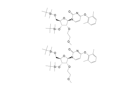 2'-O-METHOXYETHYL-4-O-(2,6-DIMETHYLPHENYL)-3',5'-O-BIS-(TERT.-BUTYLDIMETHYLSILYL)-URIDINE