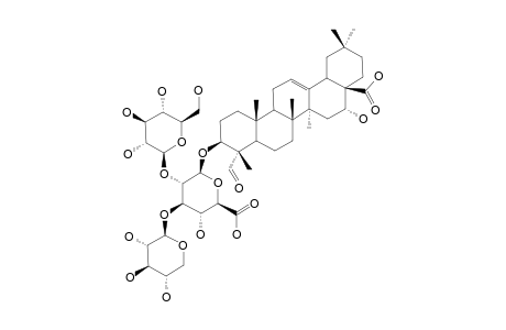 QUILAIC-ACID-3-O-BETA-D-XYLOPYRANOSYL-(1->3)-[BETA-D-GALACTOPYRANOSYL-(1->2)]-BETA-D-GLUCURONOPYRANOSIDE