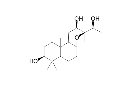 (14S)-ent-8,13.beta.-Epoxylabdane-3.beta.,12.beta.,14-triol