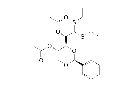 2,4-DI-O-ACETYL-3,5-O-(R)-BENZYLIDENE-D-ARABINOSE-DIETHYL-DITHIOACETAL