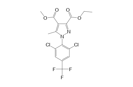 ETHYL-1-(2,6-DICHLORO-4-TRIFLUOROMETHYLPHENYL)-4-(METHOXYCARBONYL)-5-METHYL-3-PYRAZOLECARBOXYLATE