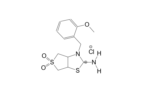 3-(2-methoxybenzyl)tetrahydrothieno[3,4-d]thiazol-2(3H)-iminium 5,5-dioxide chloride